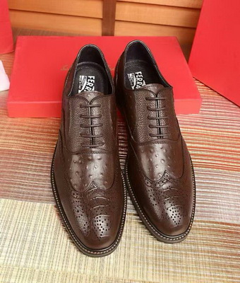 Salvatore Ferragamo Business Men Shoes--098